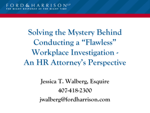 Solving the Mystery Behind Conducting a “Flawless” Workplace