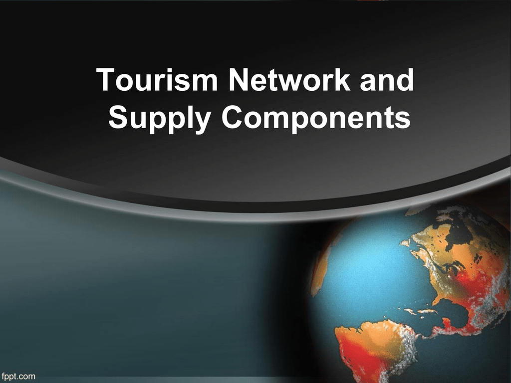 natural resources in tourism supply components