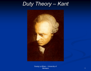 Duty Theory - Soazig Le Bihan