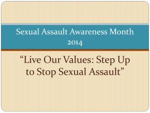 Sexual Assault Awareness Month 2013