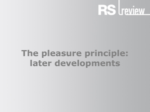 The pleasure principle