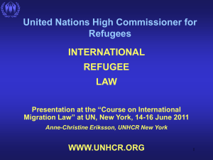 International Refugee Law