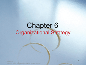 Organizaional Strategy