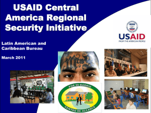 The Central America Regional Security Initiative