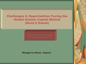 issues of the islamic capital market
