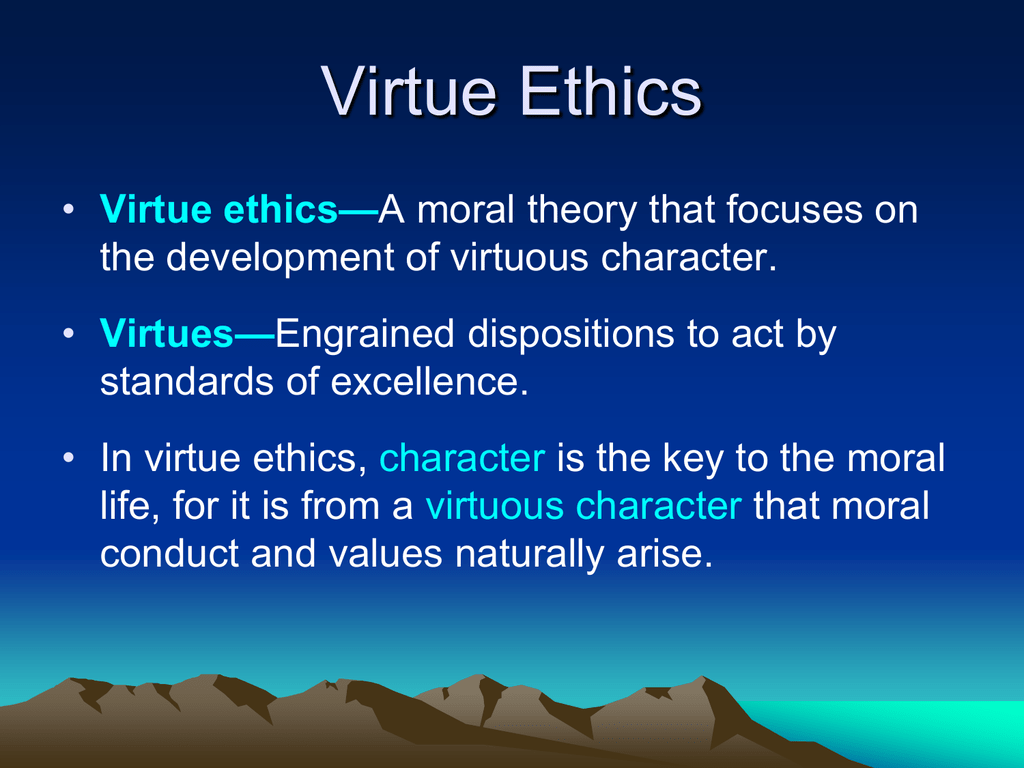 Virtue Ethics Definition In Business