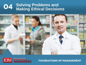 What is a Problem? - Institute of Certified Professional Managers