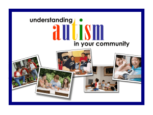 Understanding Autism in Your Community