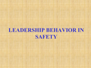What Does Safety Leadership Look Like?