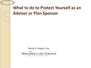 fiduciaries - Wagner Law Group