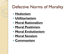 Defective Norms of Morality