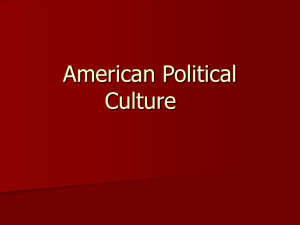 American Political Culture