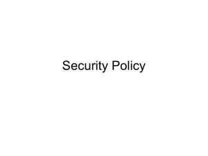 Security Policy - globaltechnologies.biz
