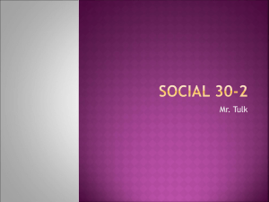 Social 30-2 - SharpSchool