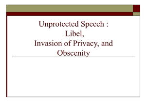 Unprotected Speech - teachers.yourhomework.com