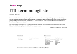 ITIL terminologiliste