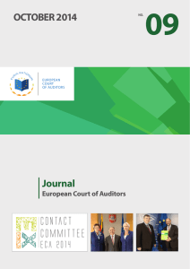 ECA Journal - October 2014 - European Court of Auditors