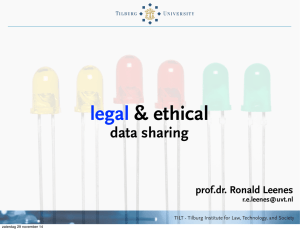 Ronald Leenes, Tilburg University