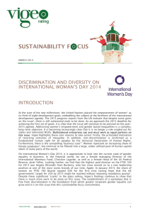 Sustainable Focus_Discrimination and Diversity on