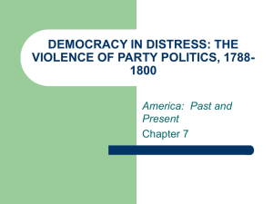 CHAPTER 7 DEMOCRACY IN DISTRESS: THE