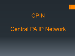 Central PA IP Network (CPIN)