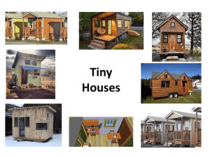 Tiny Houses - Kitsap Regional Coordinating Council