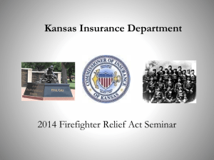 Firefighter Relief Act Seminar