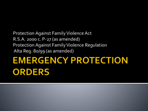 What is an Emergency Protection Order