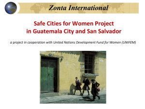 Safe Cities Presentation