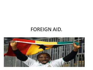 Foreign aid and its implication
