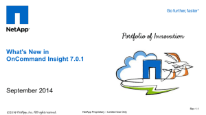 What`s New in OnCommand Insight 7.0.1