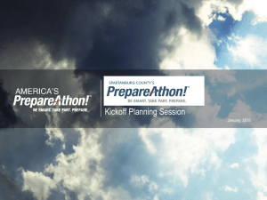 PrepareAthon PowerPoint - Spartanburg County, SC
