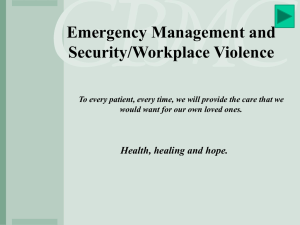 Emergency Management Course