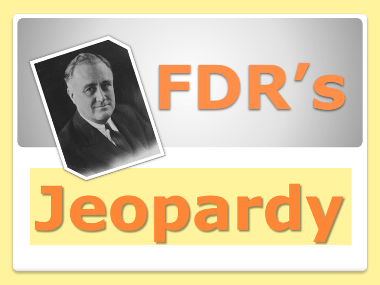 FDR s