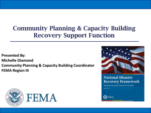 Community Planning & Capacity Building RSF