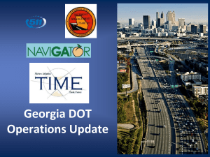 GDOT Traffic Operations – Michael Roberson