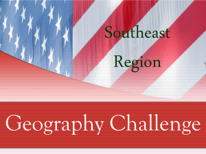 Southeast Region Question #1