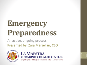 Emergency Preparedness - National Center for Health in Public