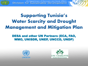 Tunisia Presentation - Sustainable Development Knowledge Platform