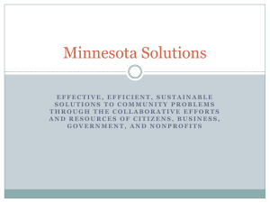 view presentation: The Minnesota Solutions Model
