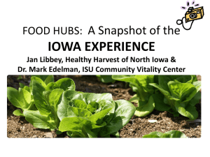 Food Hubs - Community Vitality Center