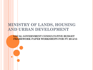 Lands issues paper FY 2014_15
