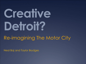 Creative Detroit? - Martin Prosperity Institute