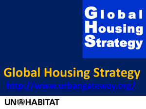 The Global Housing Strategy - UN