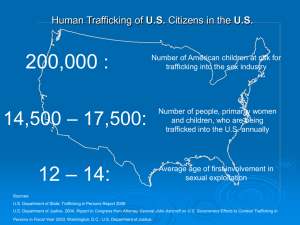 Human Trafficking in the U.S.