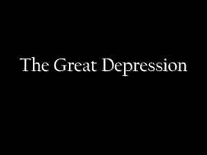 The Great Depression Powerpoint