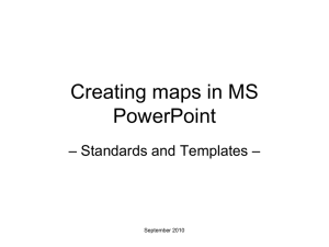 Creating maps in PowerPoint