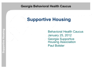 Quality Supportive Housing