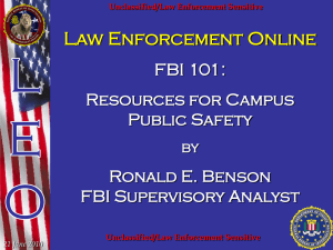 Law Enforcement Online (LEO)