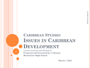 Issues in Caribbean Development